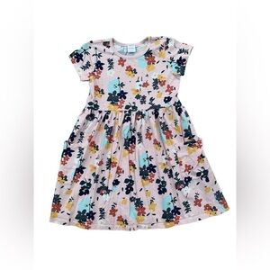 Hanna Andersson Size 140, 10, Floral Pink Pocket Dress